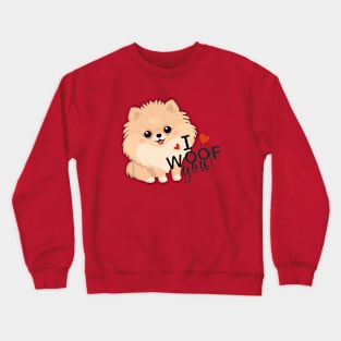 Pomeranian love Crewneck Sweatshirt